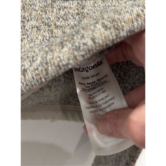 Patagonia Women's Birch White Better Sweater® 1/4-Zip Fleece Medium - Picture 6 of 13
